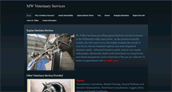 Desktop Screenshot of mwveterinaryservices.com